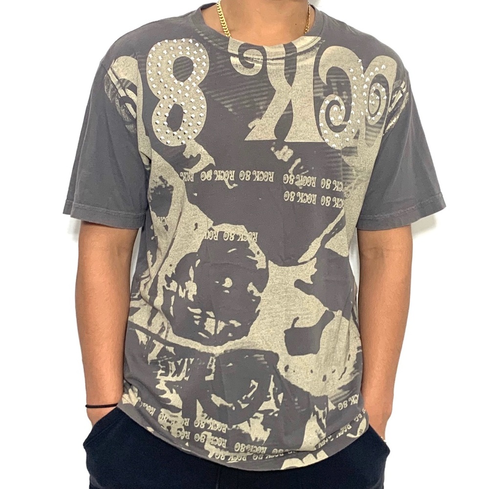Artine Short Sleeve Graphic Shirt Studded Tee